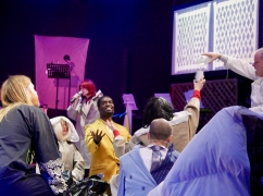 Ravioli Me Away 2019 'The View From Behind The Futuristic Rose Trellis'. Photo by Jay Parekh.